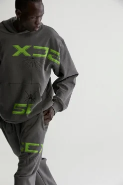 Spider 5EX Hoodie Grey Sp5der Hoodie