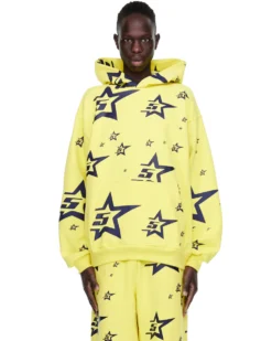 Spider Yellow 5star Hoodie