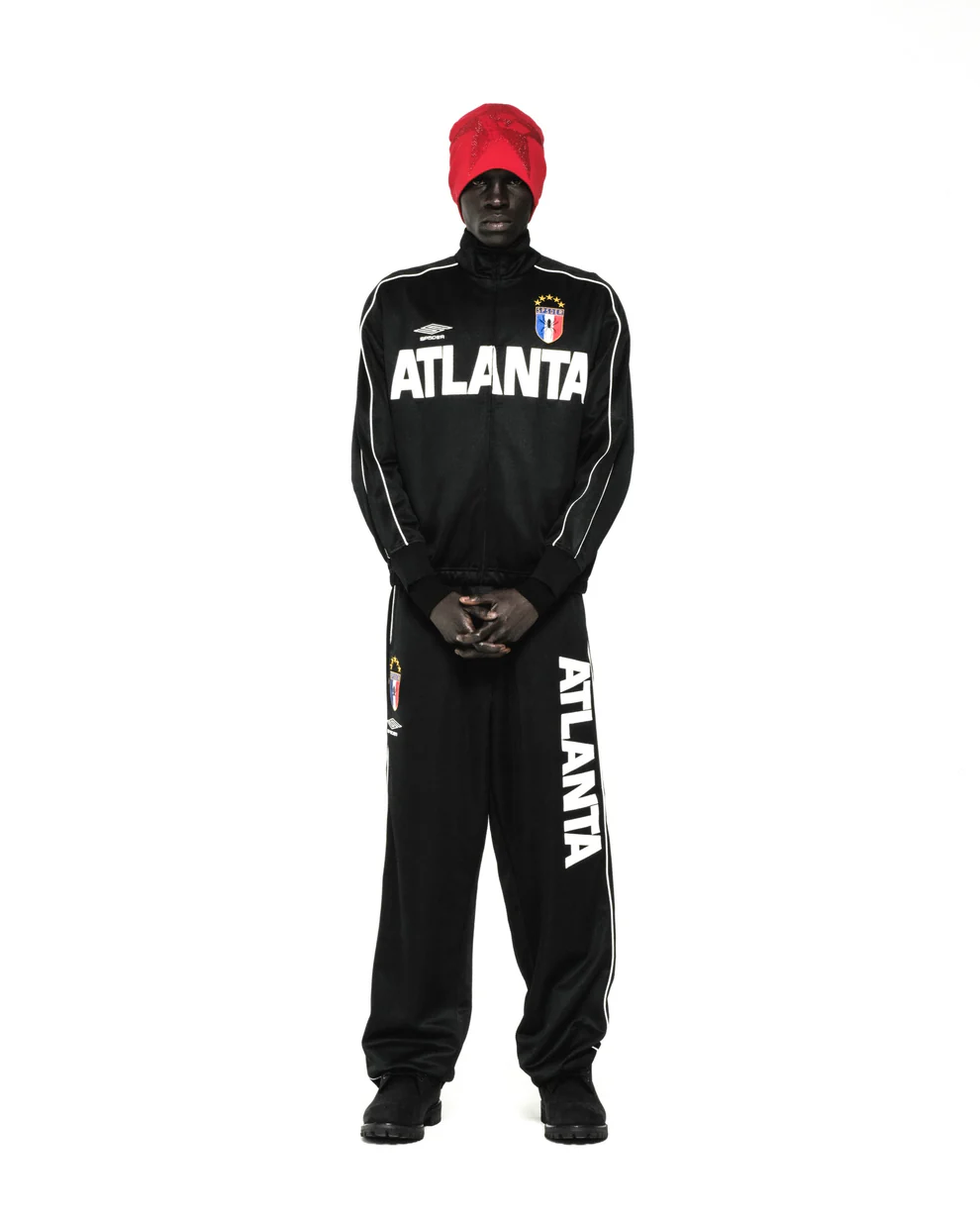Sp5der Atlanta Track Jacket Black