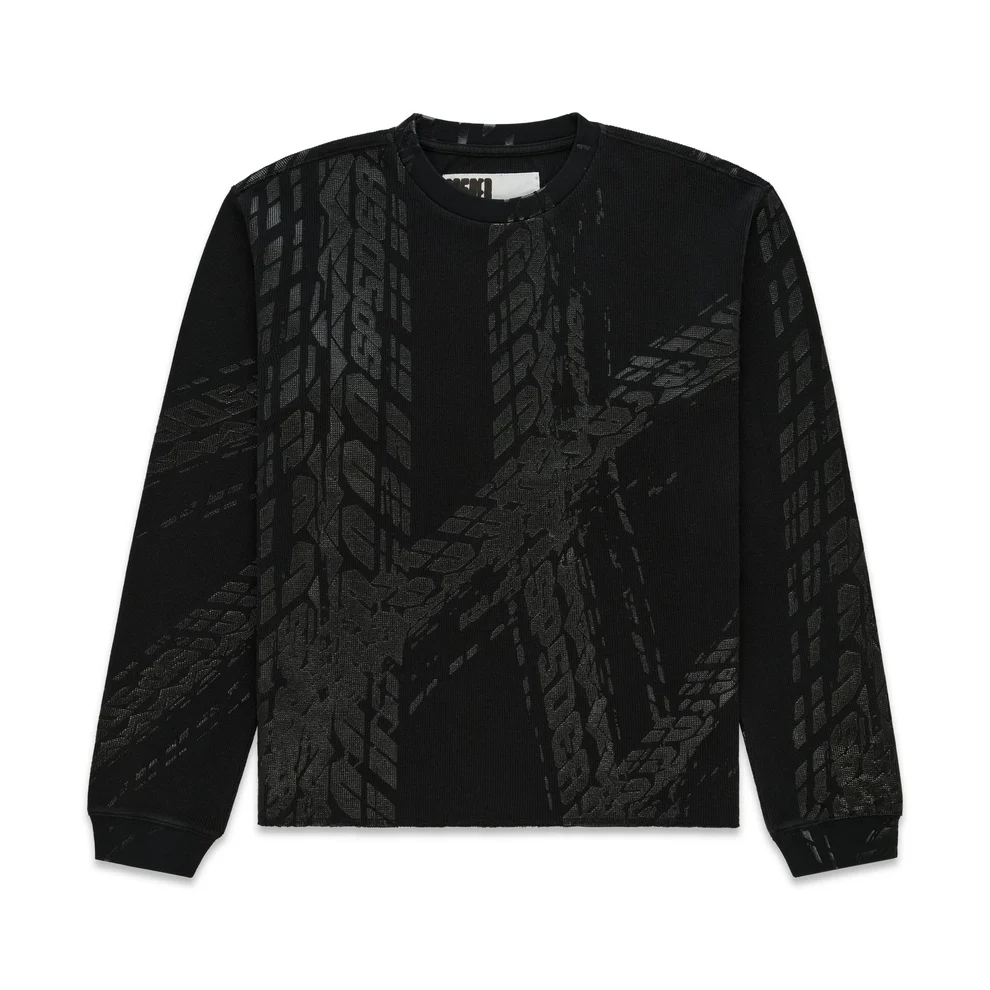 Sp5der Burnout Thermal Crewneck