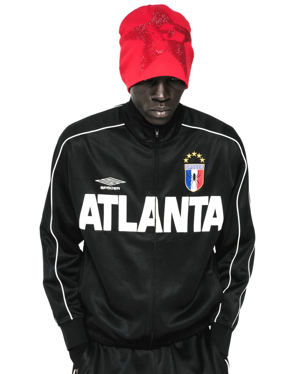 Spider Black Atlanta Track Jacket