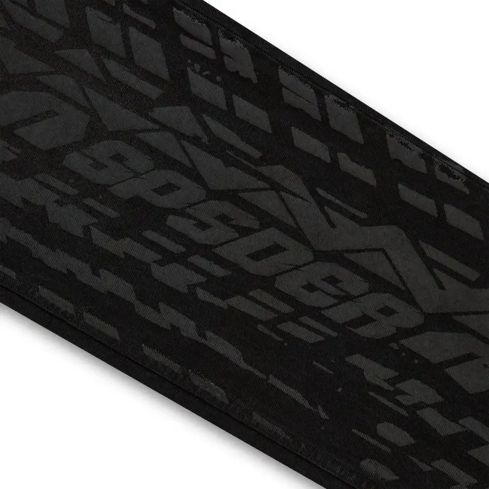 Spider Black Burnout Denim