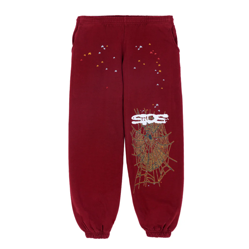 Spider Maroon Sweatpant
