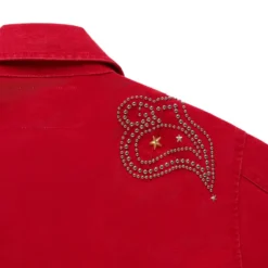 Spider R-05 Script Red Bomber Jacket Men
