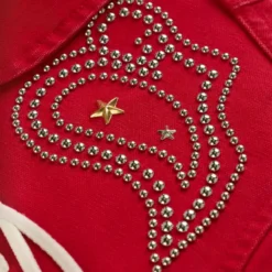 Spider R-05 Script Red Bomber Jacket for Men