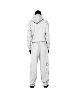 Spider Rhinestone Beluga Unisex Grey Hoodie