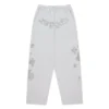 Spider Rhinestone Beluga V2 Grey Sweatpant