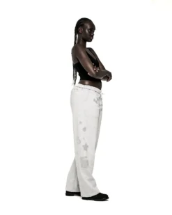 Spider Rhinestone Beluga V2 Heather Grey Sweatpant for Men and Women