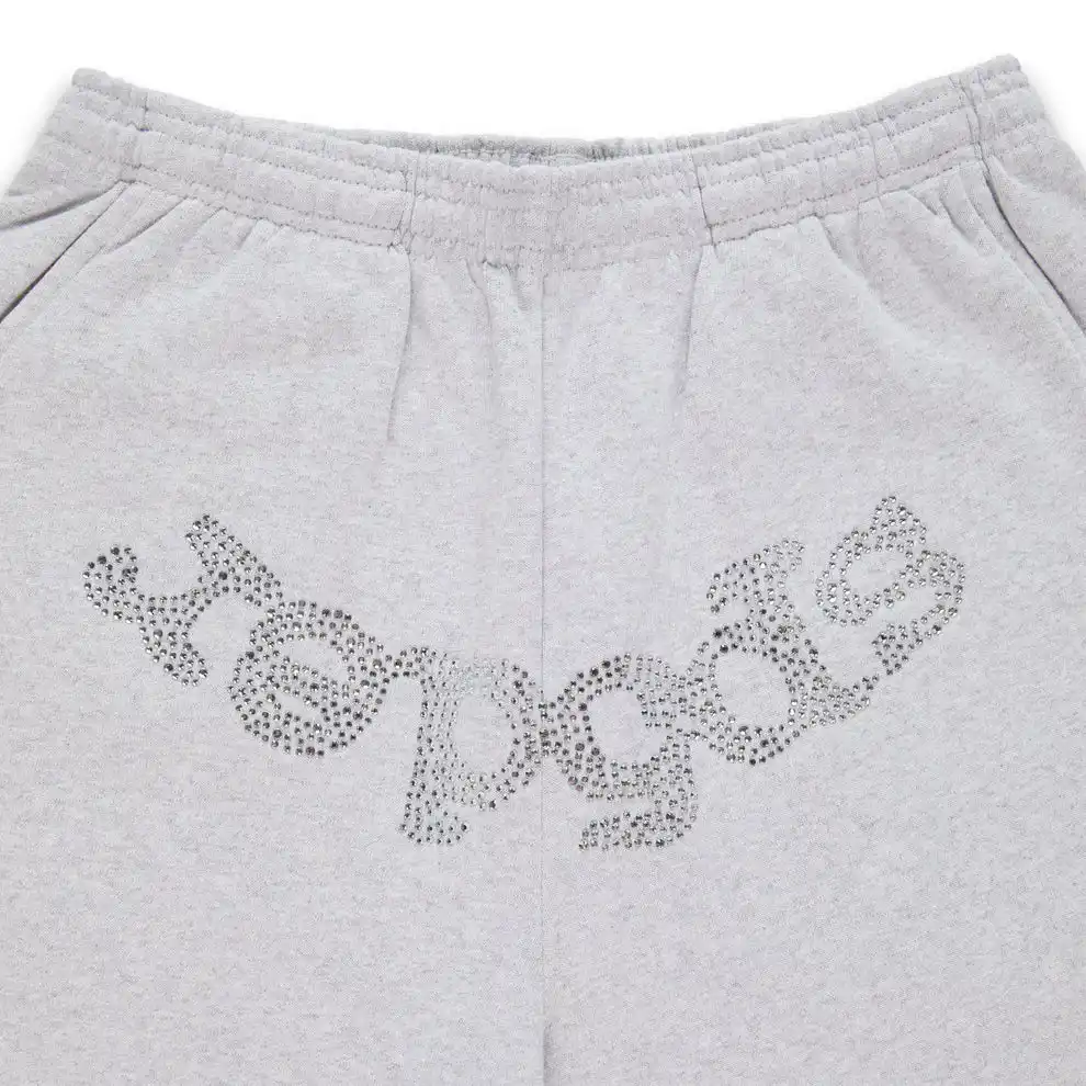 Spider Rhinestone Beluga V2 Sweatpant Heather Grey