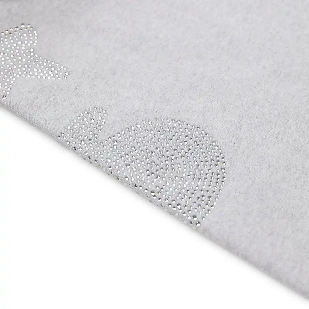 Spider Rhinestone Grey Beluga V2 Sweatpant