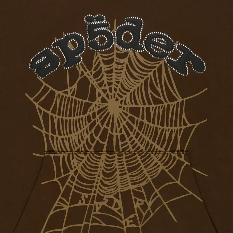 Spider Rhinestone OG Web Hoodie - Image 4