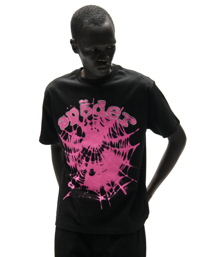 Spider Scattered OG Web V2 Tee Black T-shirt