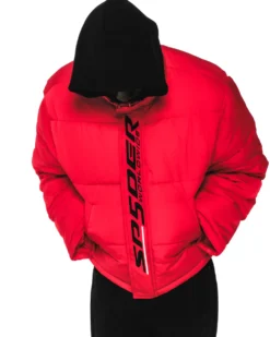 Spider Trackhawk Puffer Jacket Red for Men and Women