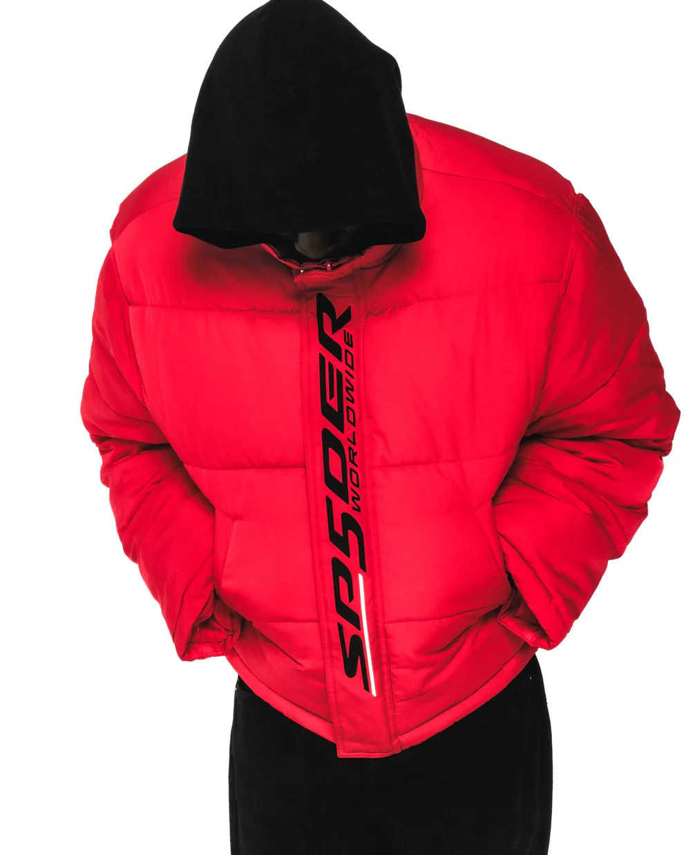 Spider Trackhawk Puffer Jacket Red for Men and Women