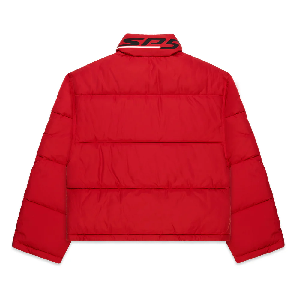 Spider Trackhawk Puffer Jacket Red