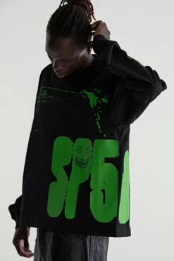 Spider X-RAY LS Black T-Shirt